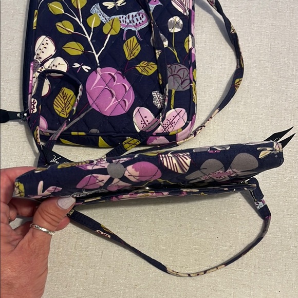 Vera Bradley Purple and Pink Quilted Crossbody Bags - Picture 11 of 17